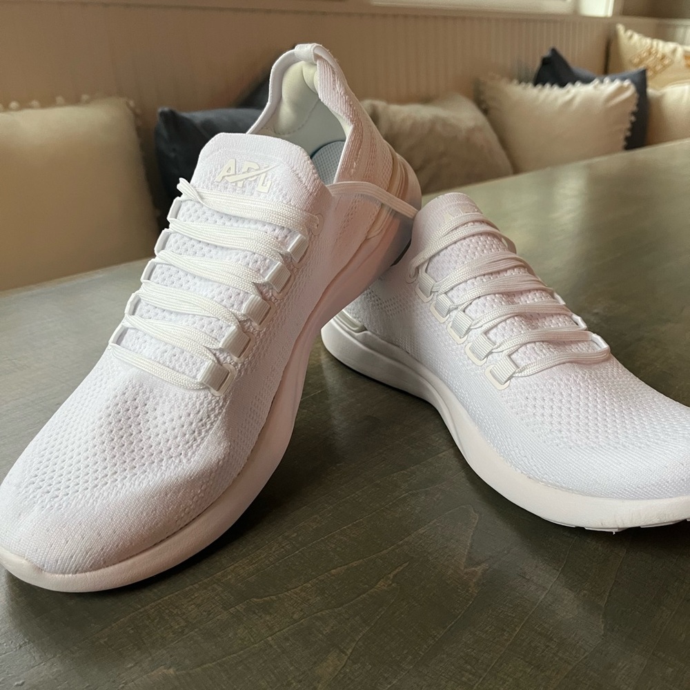 APL Pure White Athletic Sneakers